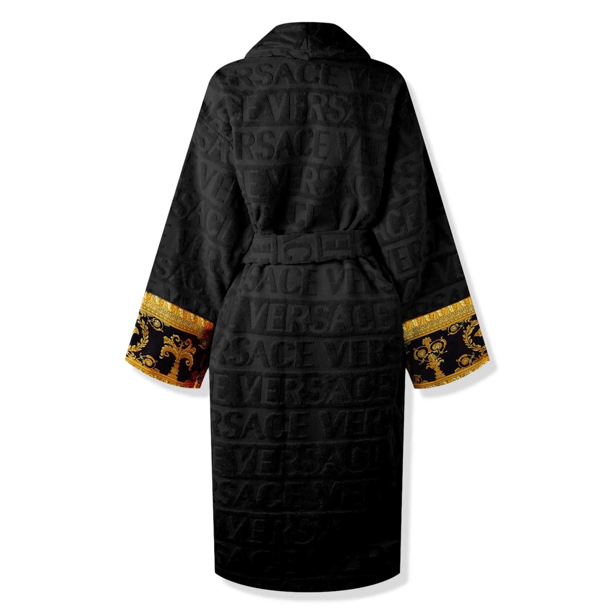 Back view of Versace Home Baroque Bathrobe